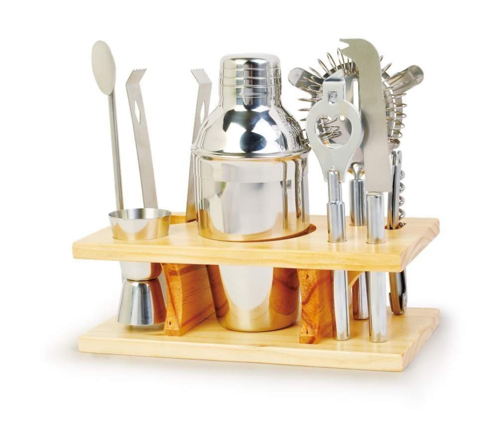 For the entertainer or mixologist: Chefs Basics Home Bar Set Cocktail Tool Kit